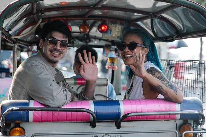 Bangkok Tuk Tuk Food Tour By Night - Rooftop views over the Chao Phraya