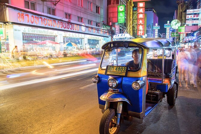 Bangkok Tuk-Tuk Tour by Night with Chinatown Street Food Meal - What the price includes, and what it does not
