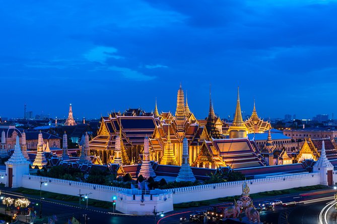 Bangkok Under the Night Lights by TUK-TUK (SHA Plus) - The Grand Palace after closing time