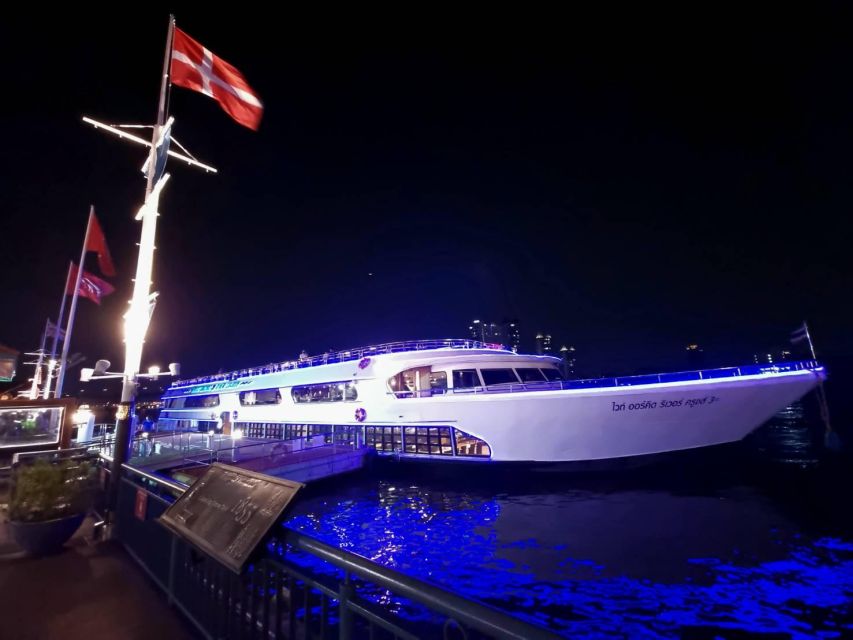 Bangkok: White Orchid Chao Phraya Dinner Cruise - What the sunset cruise gives you