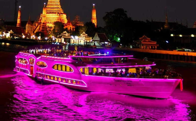 Bangkok: Wonderful Pearl Cruise with Optional Hotel Transfer - Choosing between indoor and outdoor dining