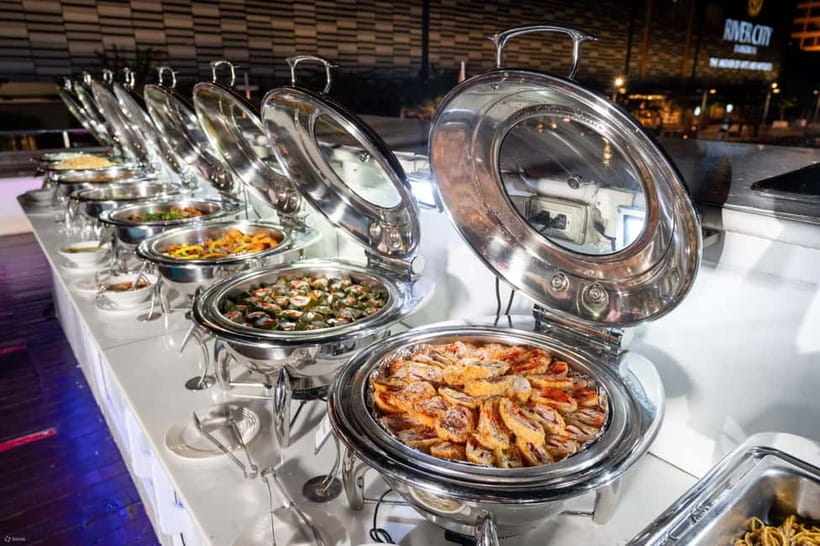 Bangkok: Wonderful Pearl Cruise with Optional Hotel Transfer - The buffet: useful variety, not a food pilgrimage