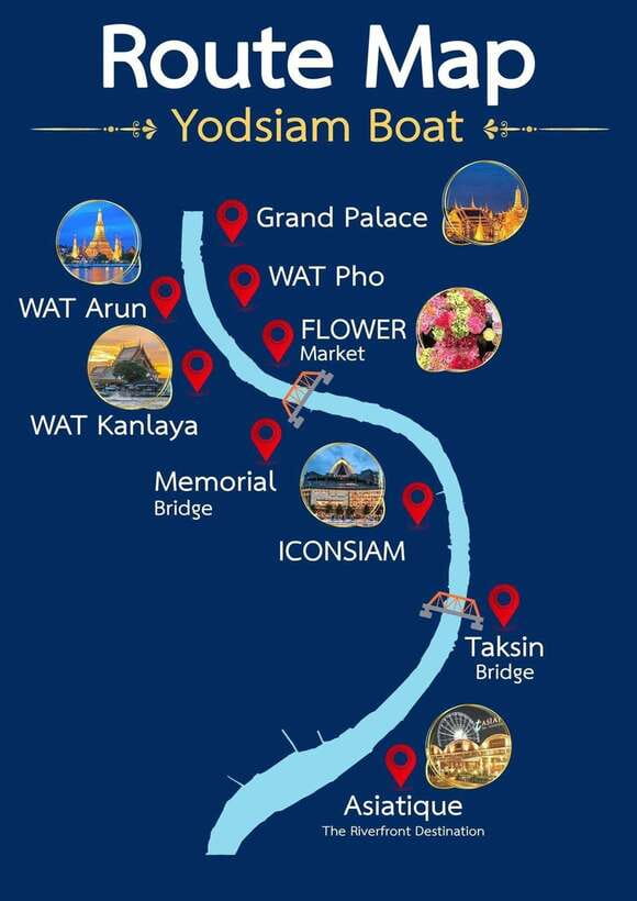 Bangkok: Yodsiam Sightseeing Cruise Snacks & Unlimited Beer - Asiatique and ICONSIAM from the water