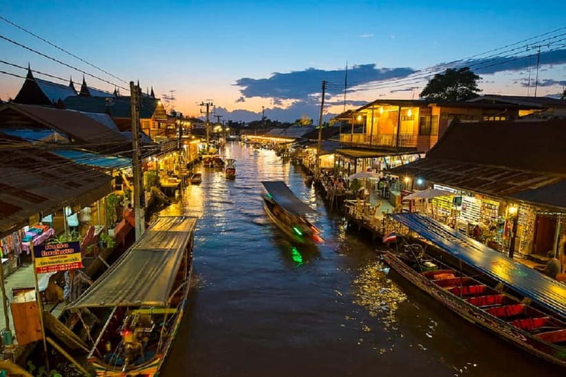 BKK: Damnoen Floating Market, Maeklong Rail & River Bridge - How the 11-hour schedule feels on the road