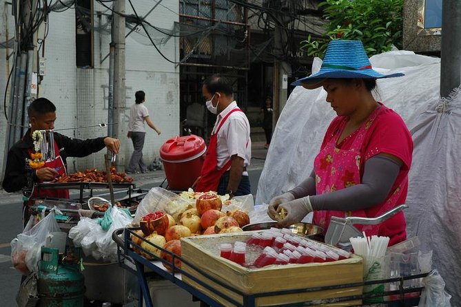 CHOB Bangkok Walking Tour (Talking + Walking + Eating) - Bangkok after dark, even on a morning route
