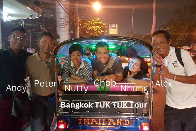 CHOB TUK TUK + Canal + Food Tasting - Quick views of the Marble Temple and Loha Prasat