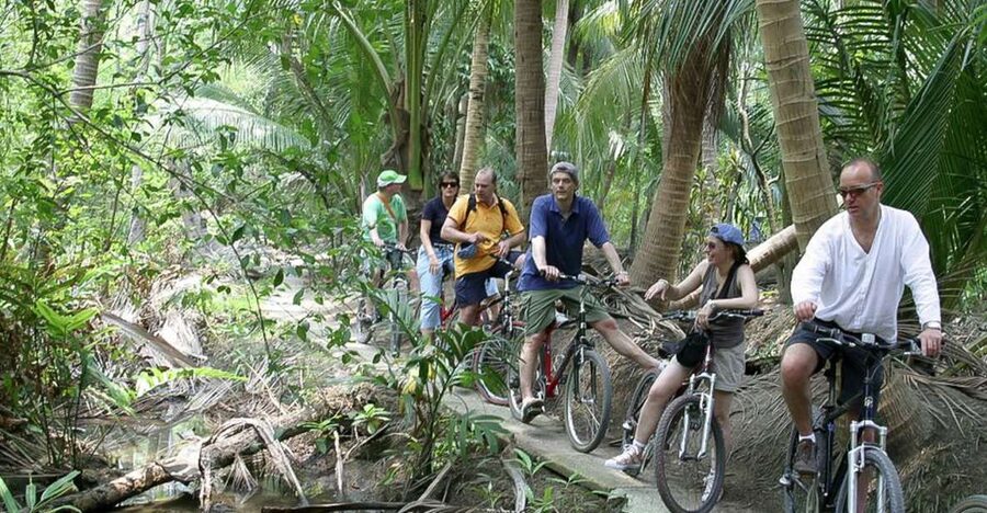 Colors Of Bangkok: 4-Hour Small Group Bike Tour - The first green paths at the 80th Anniversary Celebration Garden