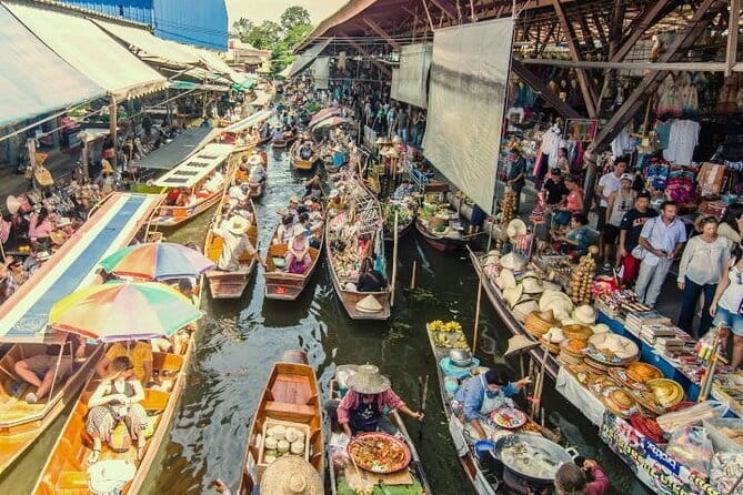 Damnoen Saduak Floating Market & Railway Market Tour from Bangkok - Guide support and group arrangements