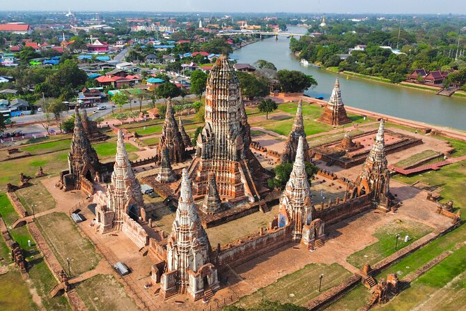 Discover Ayutthaya at Sunset: Historic Temples & River Cruise - Wat Chaiwatthanaram by the river