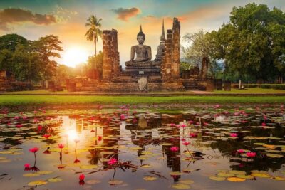 Discover Ayutthaya at Sunset: Historic Temples & River Cruise
