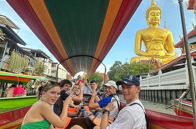 Discover Hidden Bangkok with Longtail Boat Tour - Wat Paknam’s Big Buddha from the water