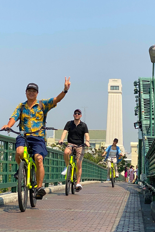 Electric Bike Tour - Crossing the Chao Phraya by ferry