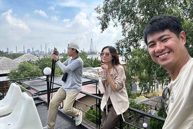 Exploring Bangkachao (Green lung of Bangkok) by Bicycle - Bangkok Tree House and the final city view