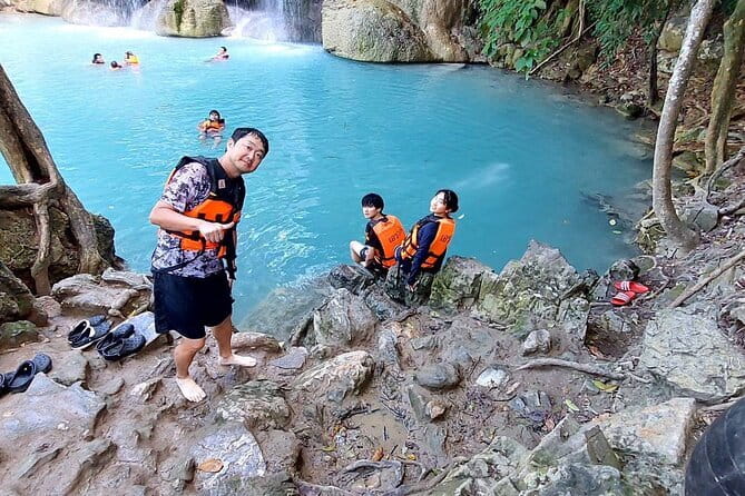 Floating and Railway Markets and Erawan Waterfall (Group Tour) - A big western Thailand day from Bangkok