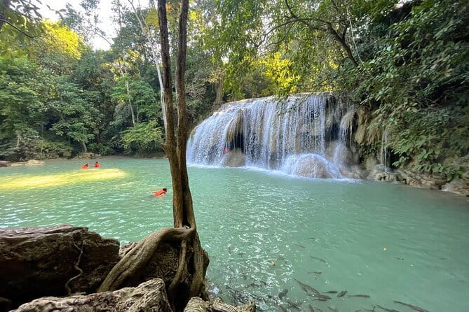 Floating and Railway Markets and Erawan Waterfall (Group Tour) - Damnoen Saduak by motorboat