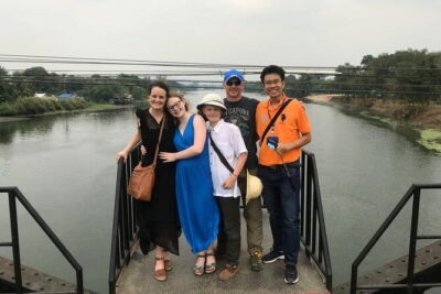 Floating and Railway Markets and Erawan Waterfall (Group Tour)