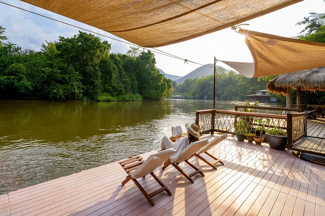 Glamping in Kanchanaburi and Erawan Falls 2 days/1 night - Guide service and the size of the group