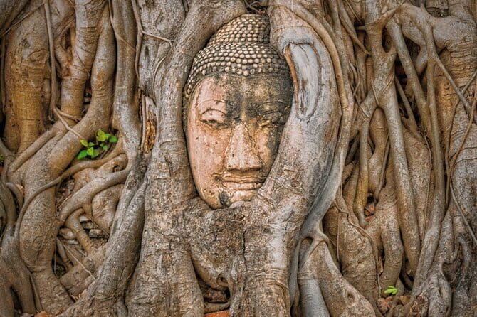 Glittering Ayutthaya Tour to Famous Sights, Market & Sunset Boat - Wat Chaiwatthanaram by the River