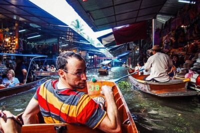 Grand Palace, Damnoen Floating Market & Maeklong Railway Market Tour – Full Day