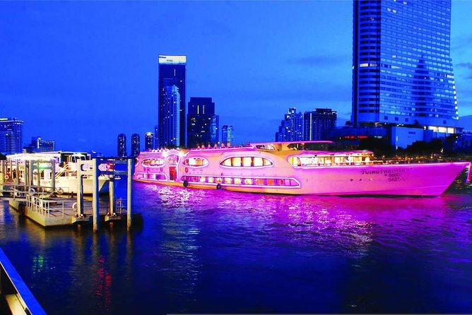 Grand Pearl Dinner Cruise Experience at Bangkok with Pickup - Live music and Thai classical dance