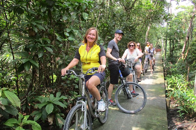 Green Bangkok Bicycle Tour - Riding through local communities