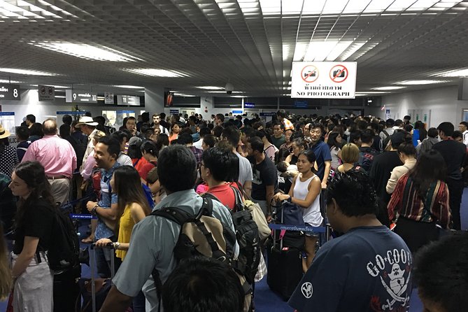 Guided Fast Track Immigration From Aircraft to Arrivals– Bangkok - Baggage claim and the arrivals exit