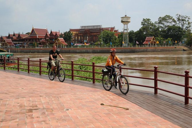 Half-Day Ayutthaya City Cultural Bike Tour - Pom Phet, the Fortress at the River