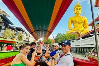 Hidden Bangkok Longtail Boat Tour to Big Buddha&Canal Life 2hrs
