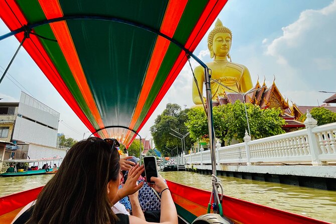 Hidden Bangkok Longtail Boat Tour to Big Buddha&Canal Life 2hrs - Wat Paknam and the Big Buddha