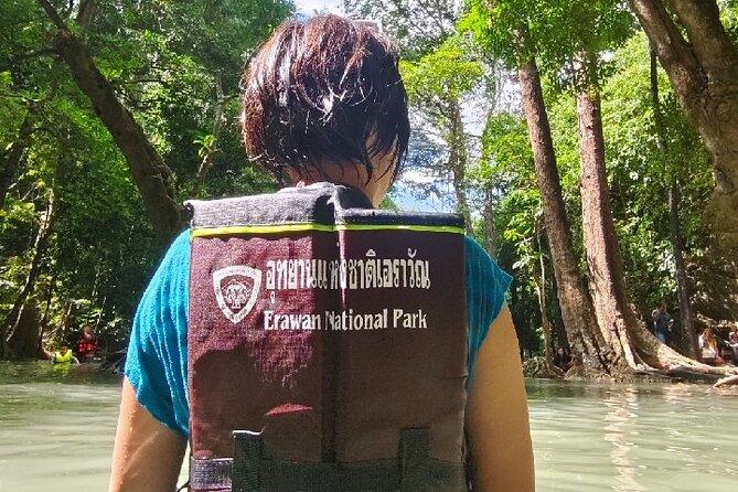 Kanchanaburi Day Trip: WWII Death Railway & Erawan Falls - Walking across the River Khwae Bridge