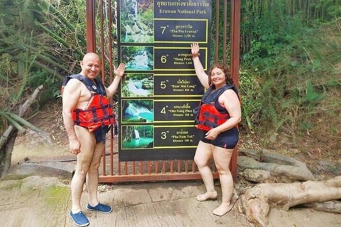 Kanchanaburi Day Trip: WWII Death Railway & Erawan Falls - The private vehicle, guide, and pace