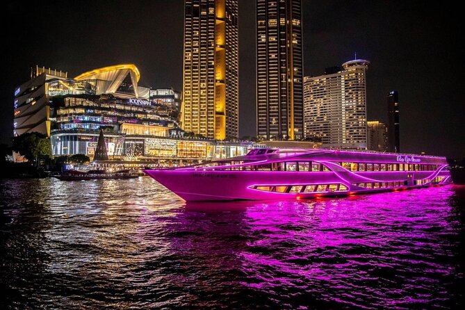 Luxury Dinner Cruise with Guide and Transfer (Opt. Executive Van) - Starting at ICONSIAM at 6 p.m.