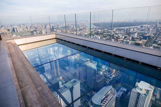 Mahanakhon Building Skywalk - Free Upgrade to Rooftop - Choosing between the indoor deck and rooftop