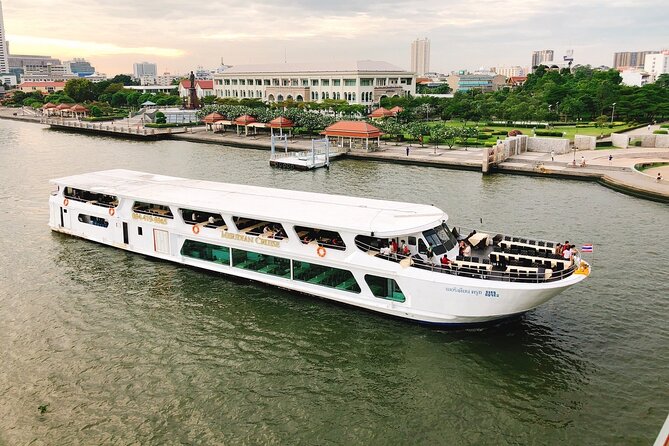 Meridian Sunset Dinner Cruise - Floating Paradise From ICONSIAM Bangkok - Rama VIII Bridge and the northern view