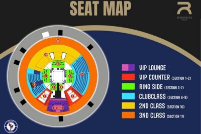 Muay Thai Boxing Match Tickets at Rajadamnern Stadium in Bangkok