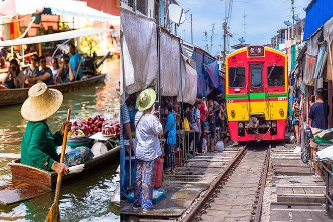 Private Amphawa & Maeklong Railway Market Day Tour with Fireflies - Wat Bang Kung gives the afternoon a change of pace