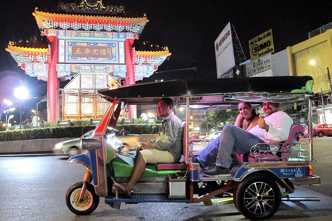 Private Bangkok Night City Tour by Tuk-Tuk with Thai Food - Thai dinner at a local restaurant