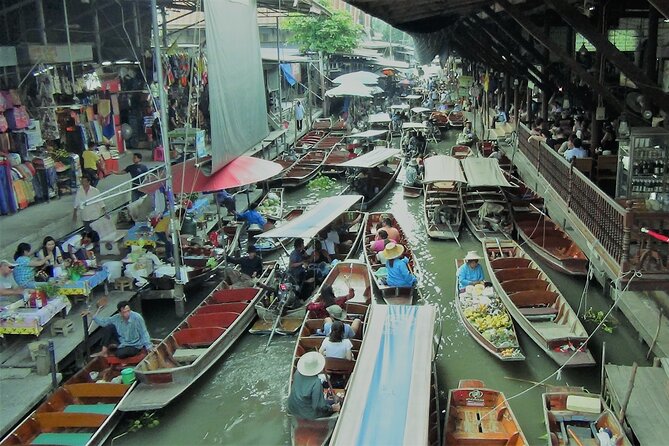 PRIVATE Floating Market + DRAGON Temple + DO like a Local - A nine-hour outing beyond Bangkok