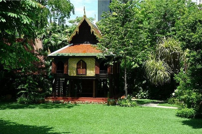 Private Heritage Tour of Jim Thompson House and Bangkok Temples - Golden Mount rewards a short climb