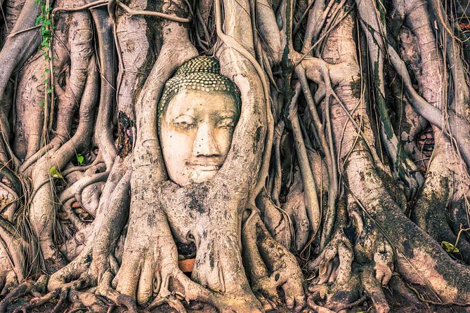Private Tour: Ayutthaya Temples, Ruins and Lunch on River Cruise - Wat Yai Chai Mongkhon and its ring of Buddhas