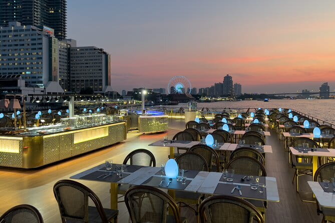 Romantic Sunset The Planet Cruise with Bangkok Night Views - Thai dance, Khon, and live music on board