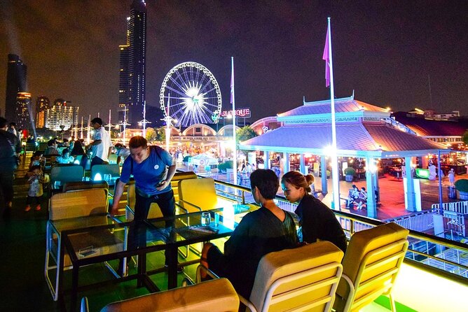 Royal Princess Cruise - Sunset Program on Chao Phraya River, Bangkok - Sunset views of the Grand Palace