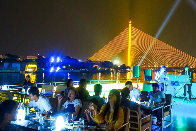 Royal Princess Cruise - Sunset Program on Chao Phraya River, Bangkok - Wat Arun from the Thonburi bank