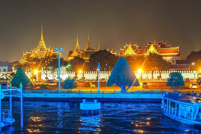 Royal Princess Cruise - Sunset Program on Chao Phraya River, Bangkok - Passing beneath the Rama VIII Bridge