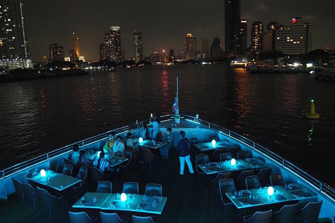 Royal Princess Dinner Cruise: Bangkok Chao Phraya River - Wat Arun, the Grand Palace, and river sights