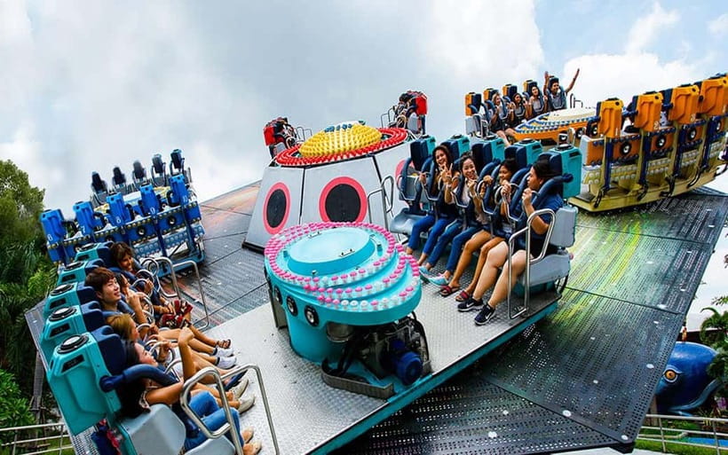 Siam Amazing Park Entry Ticket with Buffet Lunch (NON THAI) - Afternoon rides for children and teenagers