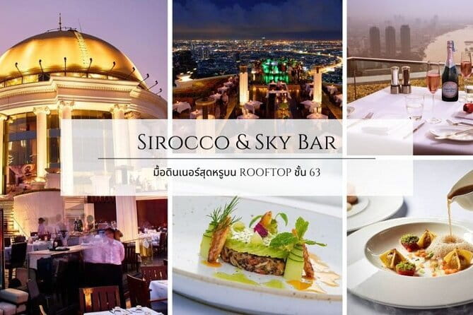 Sirocco Rooftop: "Hangover" Iconic Sky Dining Experience - Sirocco at 64 floors: Bangkok from above