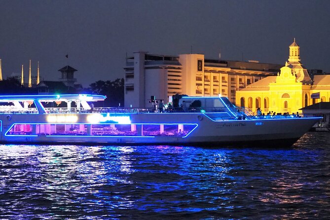 Smile Dinner Cruise Experience: Dining & Live Entertainment - Bangkok at night from the Chao Phraya