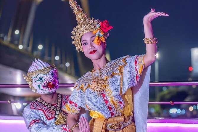 The Newest Luxury 5 Star Bangkok Chaophraya Dinner Cruise - Thai dance, singers, and a late-night party mood