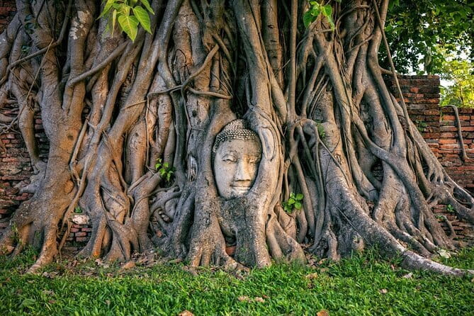 Three Temple Ayutthaya Tour with Scenic Boat Ride - Wat Phra Ram beside the old royal center
